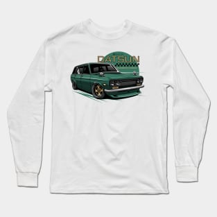 Datsun 510 Wagon - PAPAYA STREETART Long Sleeve T-Shirt